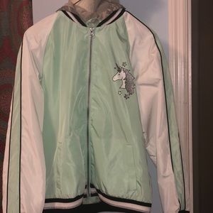 Girl’s Unicorn Jacket, light weight